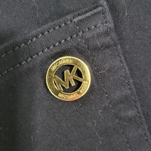 MICHAEL Michael Kors Izzy Skinny Black Jeans 8 NWT Stretch Mid Rise - Picture 6 of 11